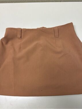 Abercrombie & Fitch Mini Skirt in Terracotta